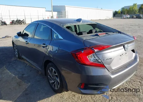 2017 Honda Civic Ex from USA, damaged, VIN 19XFC2F73HE059872